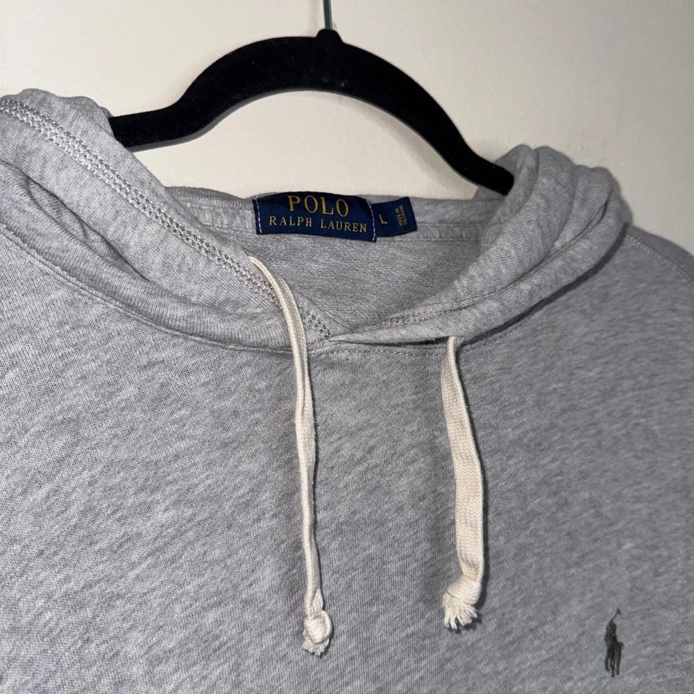 Polo Ralph Lauren Men’s Gray Hoodie Sweatshirt Size L